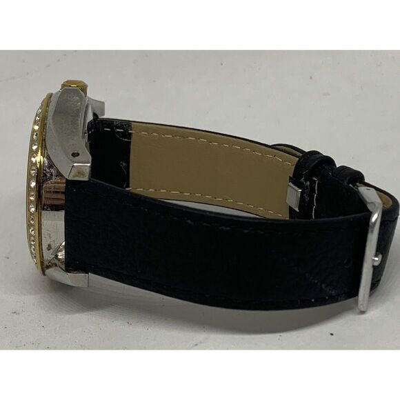 Fossil ES3204 Women Black Leather Analog Silver Dial Quartz Genuine Watch HK834 - Picture 8 of 11